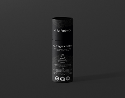 Spice Packaging label design for tagine