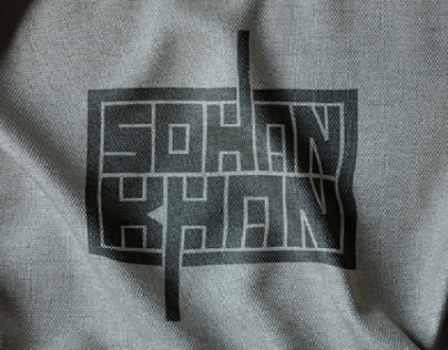 "Shohan Khan" Typography Logo