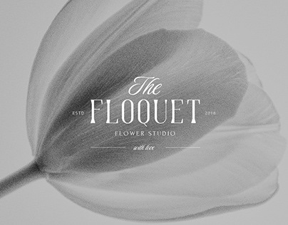 FLOQUET Логотип студии флористики | Logo | Branding
