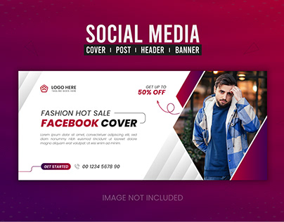 Fashion Facebook cover~social media cover banner design