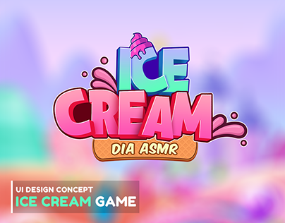 Ice Cream Game UI design