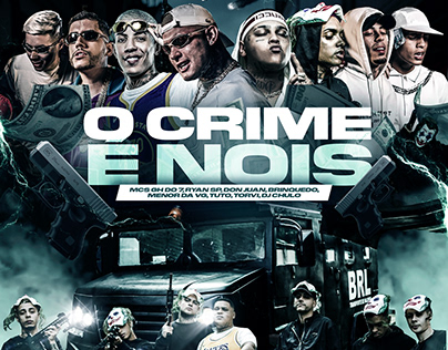 Capa Single "O CRIME É NOIS"
