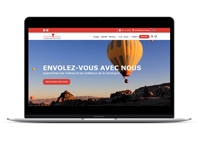 Montgolfière & châteaux - Refonte du site web