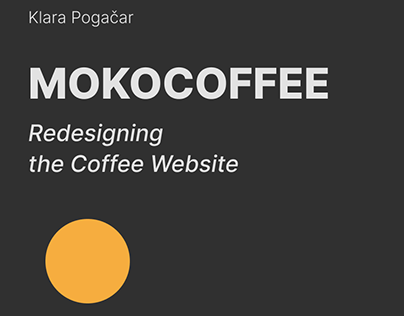 Mokocoffee website redesign