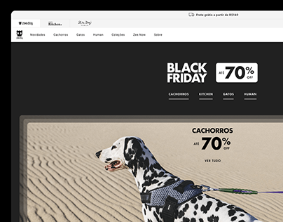 Interactive Homepage | Zee.Dog Black Friday 2022