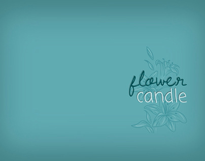 Flowers Candle
