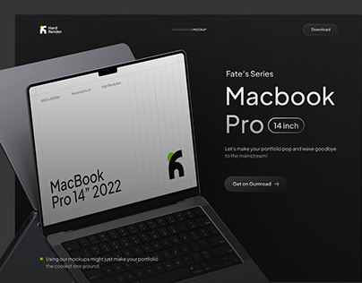 Fate's Macbook Device Mockup