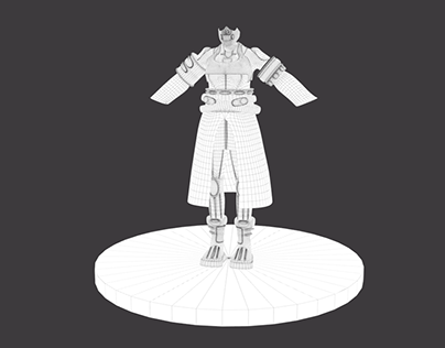 Sci-Fi Clothes Model - Wireframe
