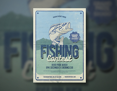 Fishing Contest Flyer