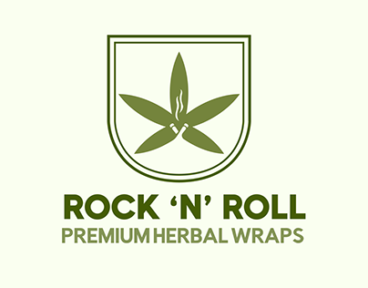 Hemp rolling papers logo design