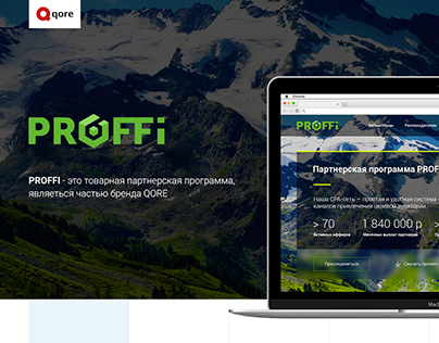 Proffi.co - Website and dashboard