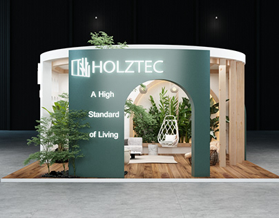 HOLZTEC booth design (LE MARCHE expo 2023)