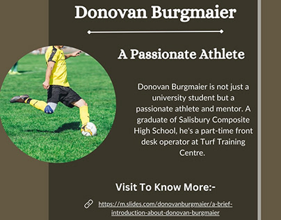 Donovan Burgmaier - A Passionate Athlete