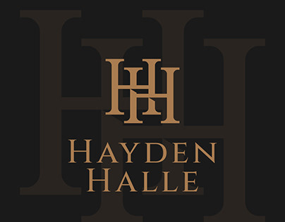 HAYDEN HALLE- LOGO AND BRAND IDENTITY PROJECT