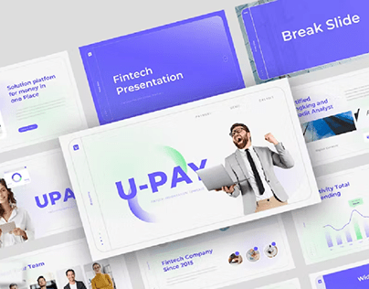 FinTech Industry PowerPoint Templates - Upay