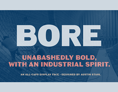 Bore - Free Bold Industrial Font