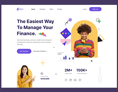 Finance Manage Home Page