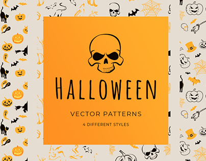 Free Halloween Seamless Patterns