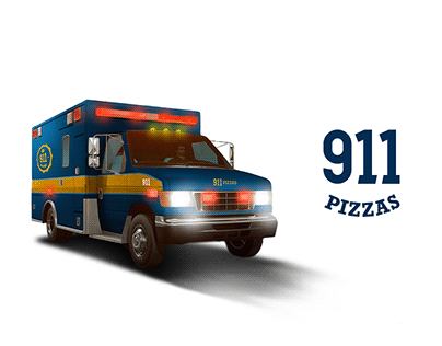 911 PIZZAS - Branding