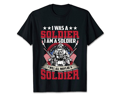 Veteran T-shirt Design, Custom T-shirt Design