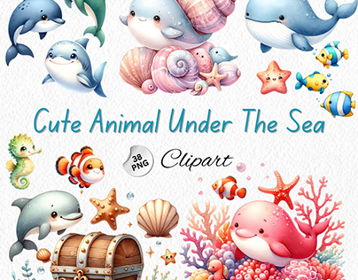 Cute Animal Under the Sea