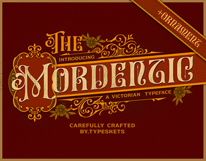 Mordentic - Victorian typeface