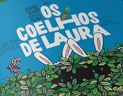 Ilustração e projeto gráfico "Os Coelhos de Laura"