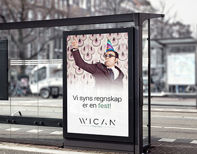 Annonser for Wican Regnskap og Wican Data