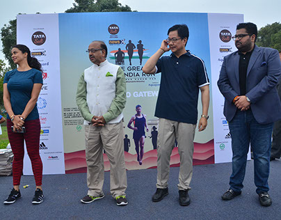 Kartikeya Sharma at 'The Great India Run' 2016