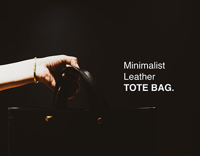 Making a Minimalist Leather Tote Bag.