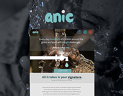 anic - email marketing design