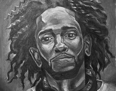 Kendrick Lamar Oil Painting