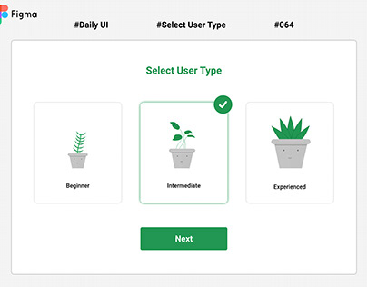 Select User Type Daily UI 64