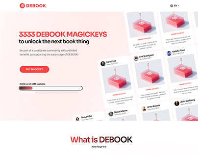 Deebook Website Design
