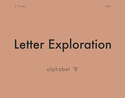 26 Days of Letter Exploration - Day 2
