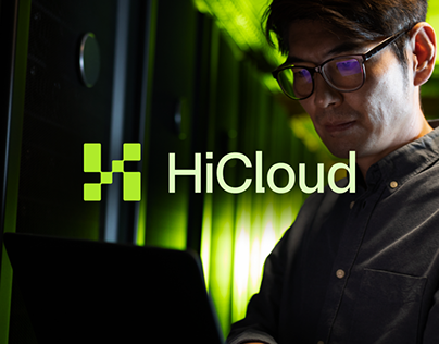 HiCloud - Brand Identity for Digital Security Startup