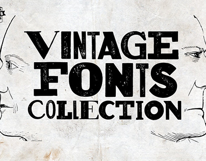 Vintage Fonts Collection - 18 fonts