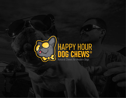 Happy Hour Dog Chews Visual Identify Design