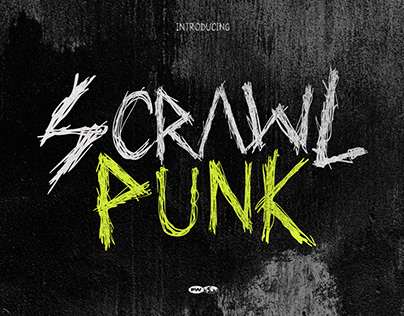 Scrawlpunk - Handmade Scribbles Font