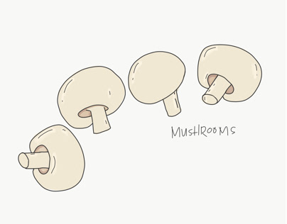 Colored Mushrooms