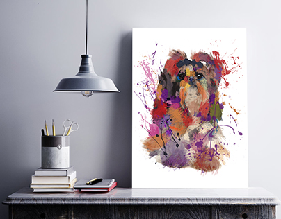 Dogs Painting