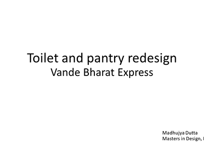 Toilet and Pantry | Vande Bharat Express