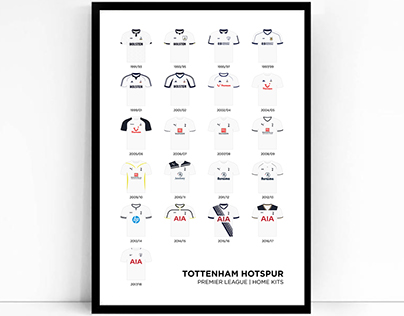 Tottenham Hotspur | Premier League - Home Kits