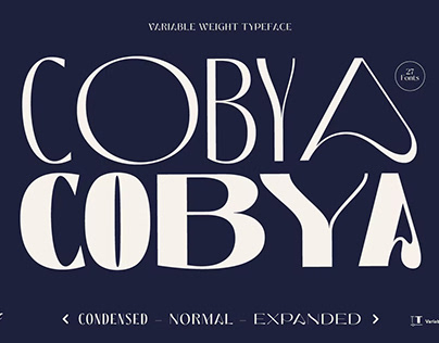 Cobya - Modern Font
