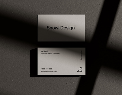 Shadow Business Card Mockup Pack