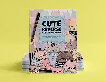 Cute Reverse Coloring Book | Project and Denvelopment