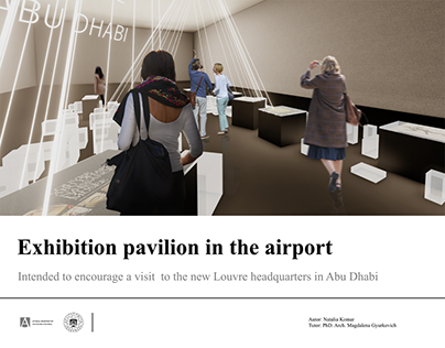 Exhibition pavilion in Abu Dhabi
