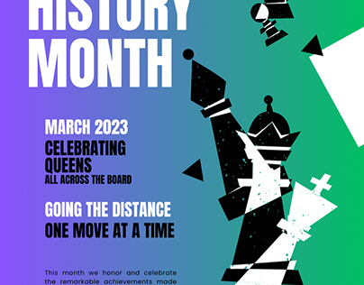 Women’s History Month Poster (Chess)