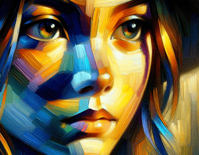 Portrait painting from minimalist to elaborate