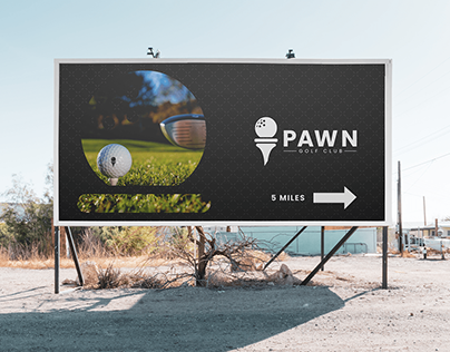 Pawn Golf Club Brand Identity Design